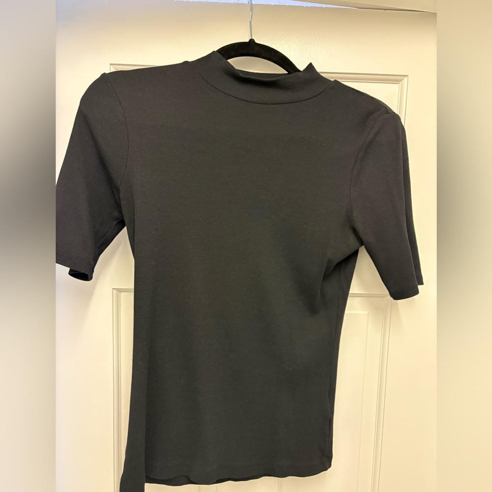 Madewell mock neck tee